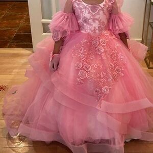 Elegant Pink Kids Dress